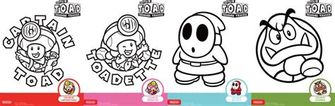 Captain Toad Printable Coloring Pages - Play Nintendo.