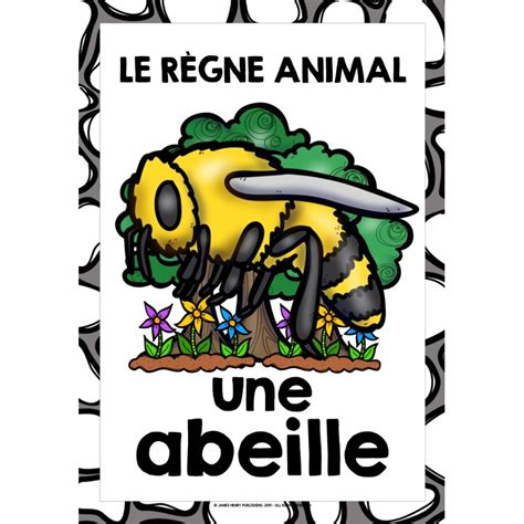 FRENCH ANIMALS FLASHCARDS POSTERS