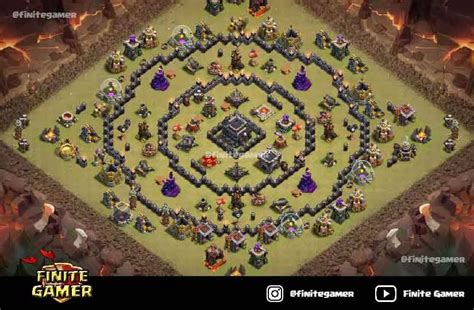 15 Best Town Hall 9 War Base Link 2023 (TH9 CWL Base) - Finite Gamer