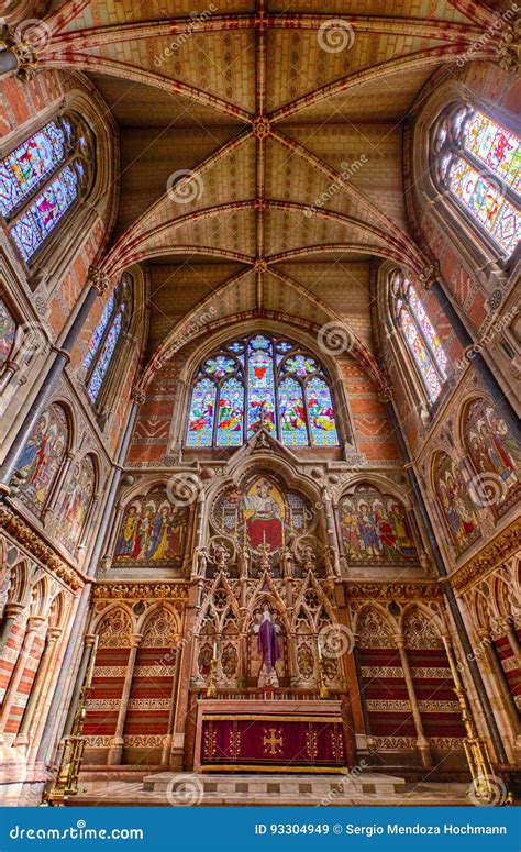 Keble College Chapel - Oxford University, Oxford, United Kingdom Stock ...