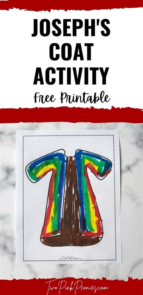 Free Joseph's Coat Printable {instant PDF download}