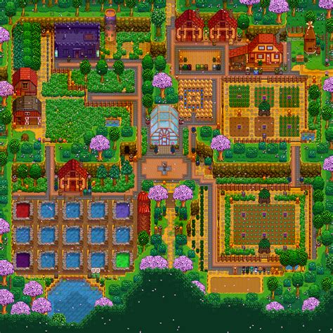 Stardew Valley Farm Map Layouts