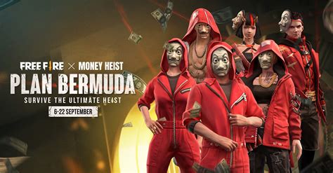 Free Fire x Money Heist Event Telah Dimulai dan Berlangsung Selama September - gamerwk.com