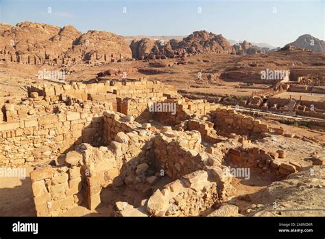 Temple of the Winged Lion (Temple of Al Uzza), Petra, Wadi Musa, Ma'an Governorate, Jordan ...