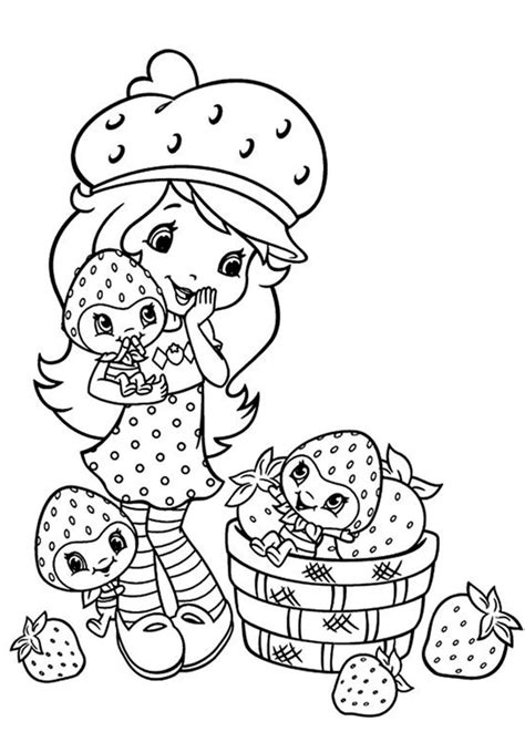 Strawberry Shortcake Coloring Pages Printable