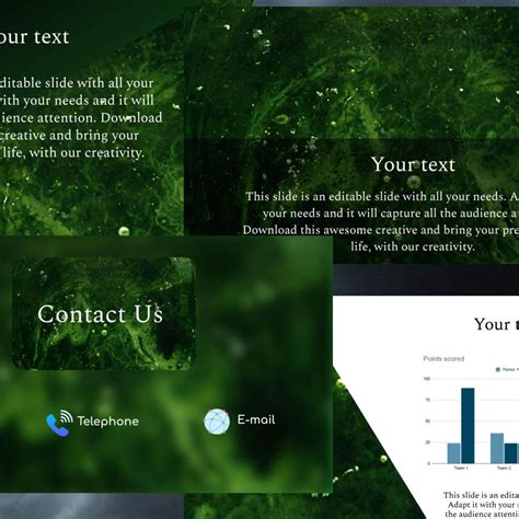 Free Dark Green Powerpoint Background – MasterBundles