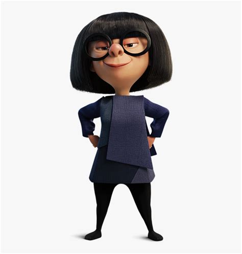 Edna Mode - Edna Incredibles, HD Png Download - kindpng