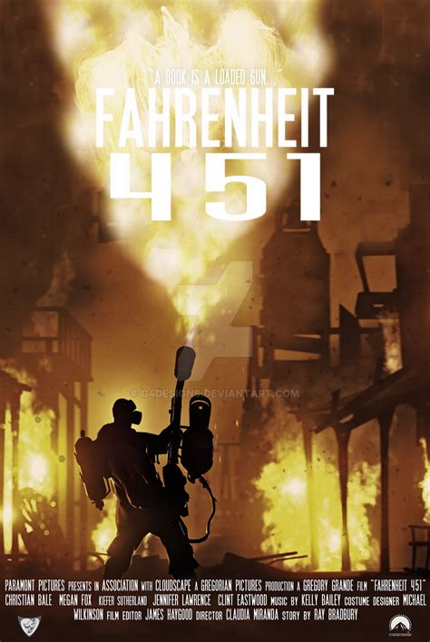 Fahrenheit 451 Movie Poster by G4Designs on DeviantArt