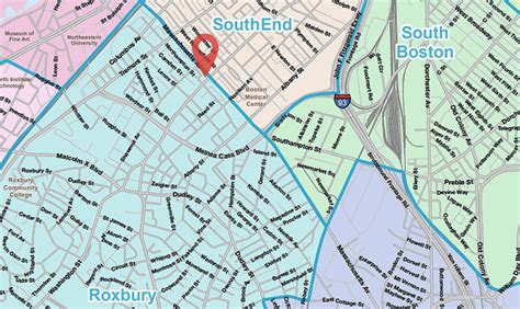 Map Of South End Boston - Draw A Topographic Map