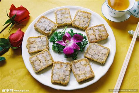 芋头饼摄影图__传统美食_餐饮美食_摄影图库_昵图网