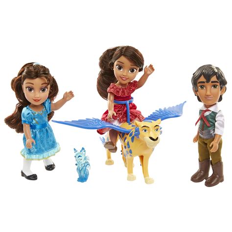 Elena of Avalor Petite Storytelling Set - Elena, Mateo, Isabel, Skylar and Zuzo - Walmart.com ...