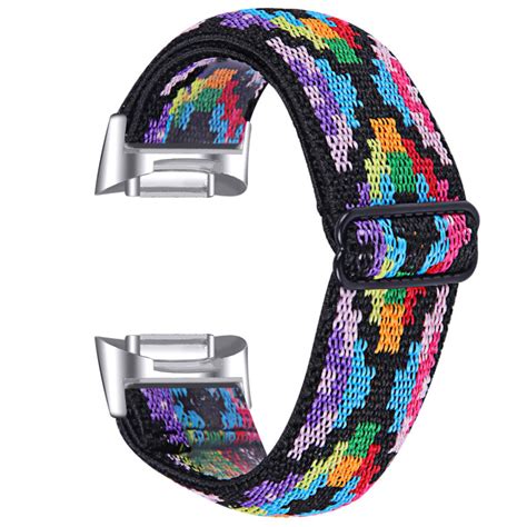 Pattern Comfort Stretch Band For Fitbit Charge 5 | StrapsCo