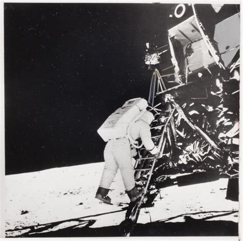 [Buzz Aldrin landing on moon] | International Center of Photography