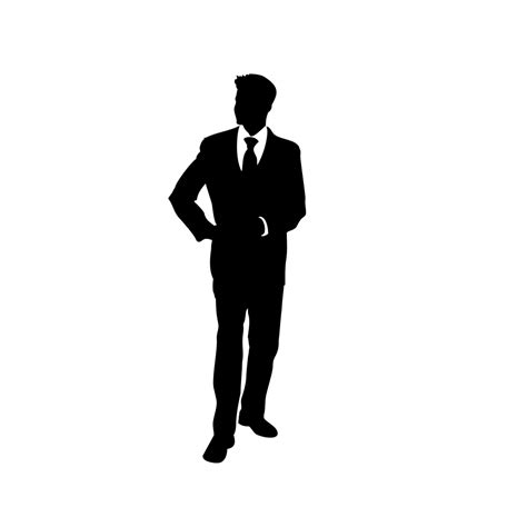 Business people silhouette in black and white png download - 992*992 - Free Transparent Layers ...