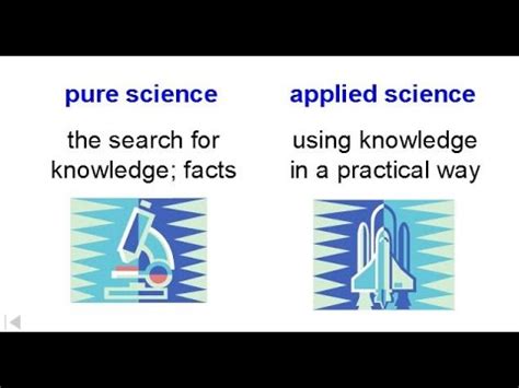 Pure Science vs Applied Science - YouTube