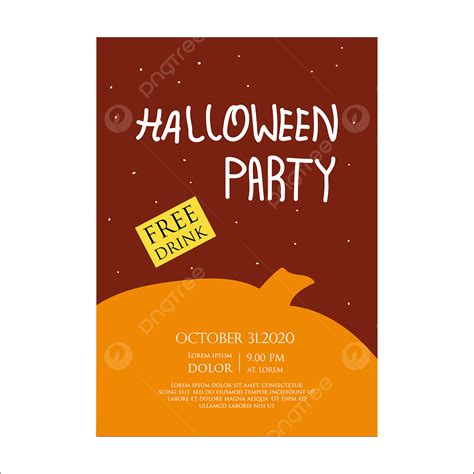 Cute Halloween Flyer Templates Template Download on Pngtree