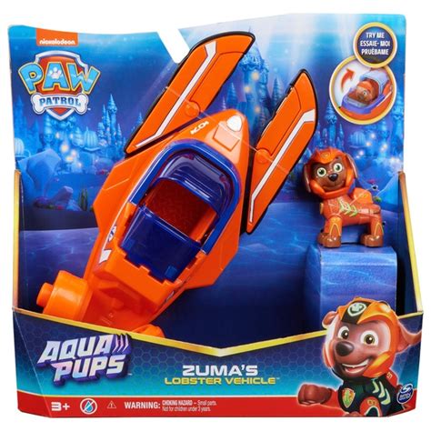 PAW Patrol Aqua Pups - Zuma's Lobster Vehicle | Smyths Toys UK