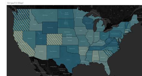 Striped Fill Maps