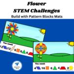 Flower STEM Challenges-Build with Pattern Block Mats - JDaniel4s Mom