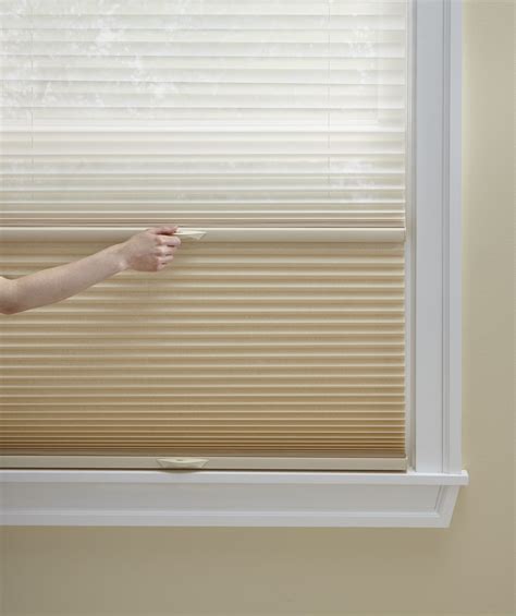 Double cell honeycomb blinds can provide sheer light combined with room ...