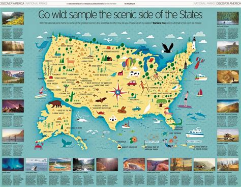 Printable National Park Map