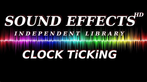 SOUND EFFECT: CLOCK TICKING #1 - TICKENDE UHR #1 - YouTube