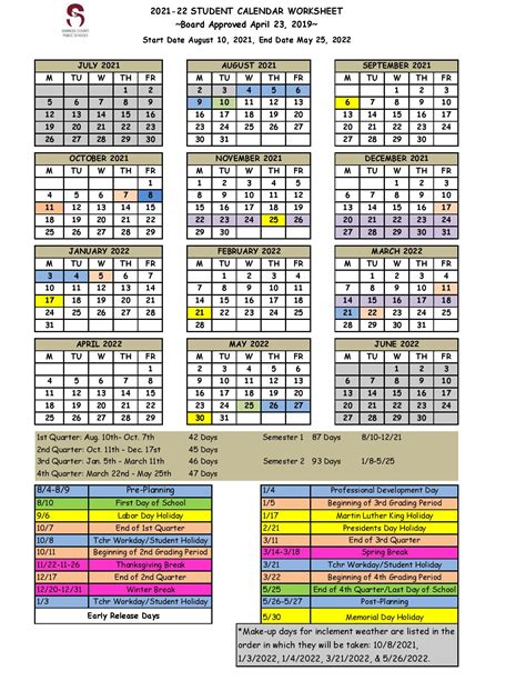 Cobb County School Calendar 2022-23 | Calendar Printables Free Blank