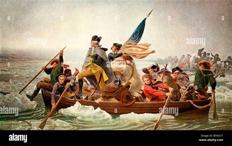 Washington Crossing the Delaware Stock Photo: 20757219 - Alamy