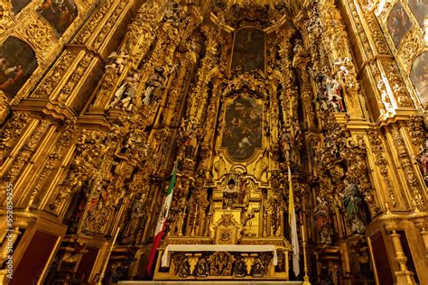 Mexico City Metropolitan Cathedral interior details, Mexico Stock Photo | Adobe Stock