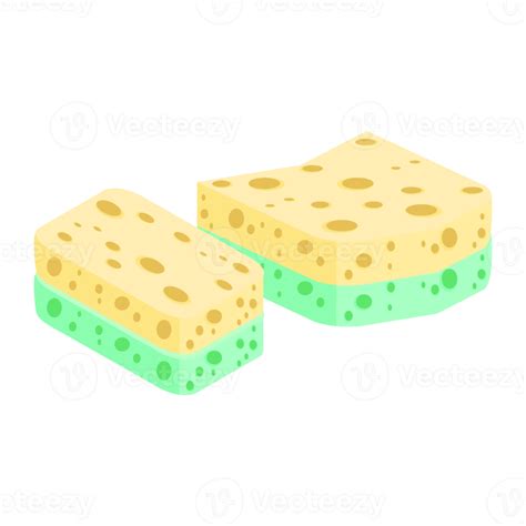 Dishwashing Sponge Bars Various Shapes Variant 21609811 PNG