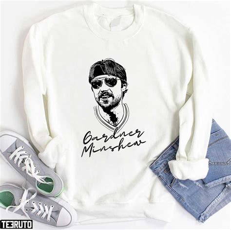 Photographic Graphic Gardner Minshew Player Portrait Unisex Hoodie - Teeruto