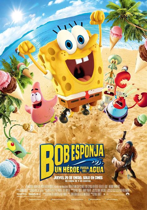 Bob Esponja: Un héroe fuera del agua (The SpongeBob Movie: Sponge Out of Water) (2015) – C@rtelesmix