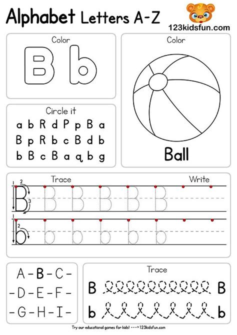 Abc 123 Printable Worksheets