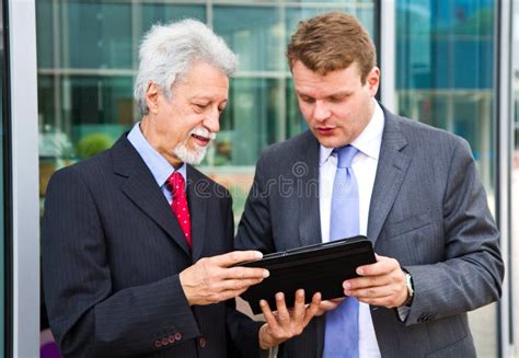 Two business men stock image. Image of businessman, partner - 31826461