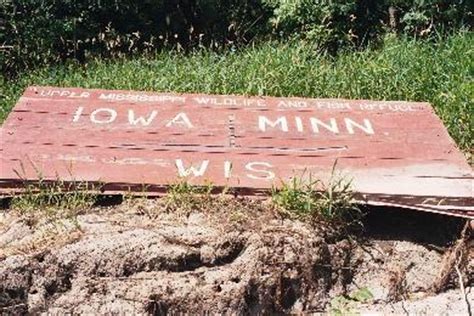 Minnesota - Iowa - Wisconsin border tri-point