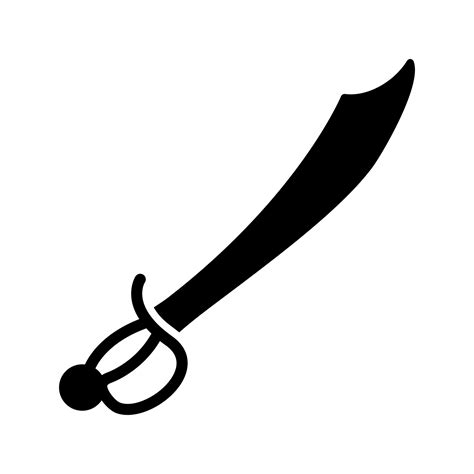 Pirate Sword Vector Icon 16708110 Vector Art at Vecteezy