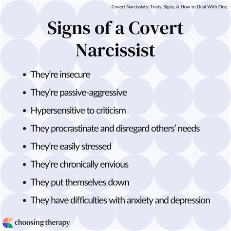 15 Signs of a Covert Narcissist