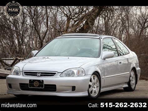 Used 2000 Honda Civic EX coupe for Sale in Des Moines IA 50317 Midwest Auto World LLC