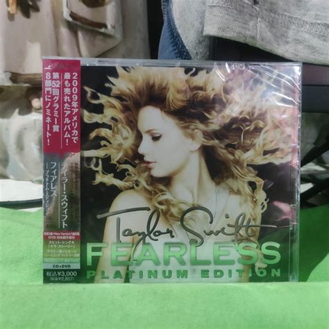 Taylor Swift - Fearless Platinum Edition (Japan Limited Edition) CD+DVD, Hobbies & Toys, Music ...