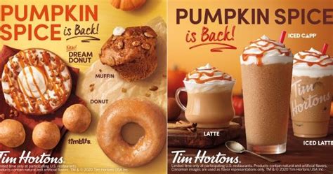 Tim Hortons Welcomes Fall 2020 with Pumpkin Spice Beverages, Donuts, and Muffins