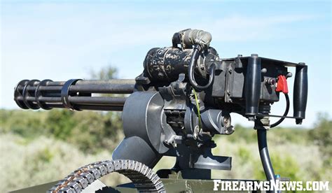 On The Firing Line With The M134 Minigun - Firearms News