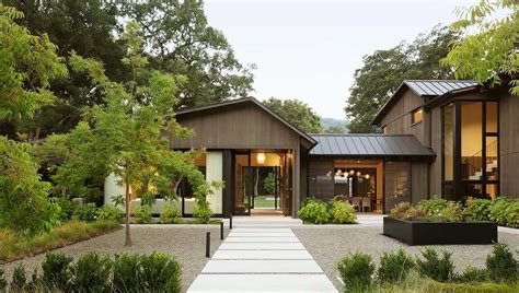 Serene woodsy setting inspires stylish family home in Northern California