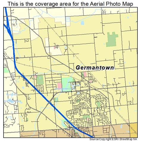 Aerial Photography Map of Germantown, WI Wisconsin