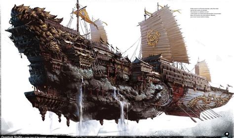 Airship art, Steampunk art, Steampunk airship