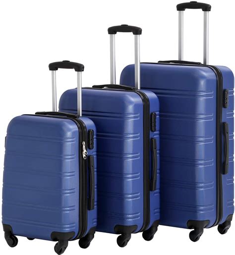 Hard shell Luggage Sets with Spinner Wheels 3 Piece Suitcase Luggage Set for women Lightweight ...