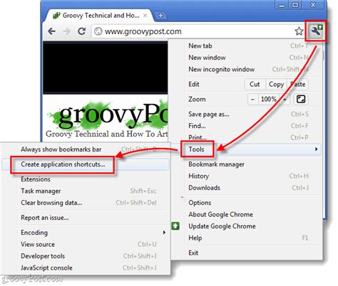 How To Pin Websites To The Taskbar As Apps With Chrome | groovypost