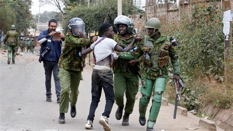 Two killed, hundreds arrested at anti-government protests in Kenya