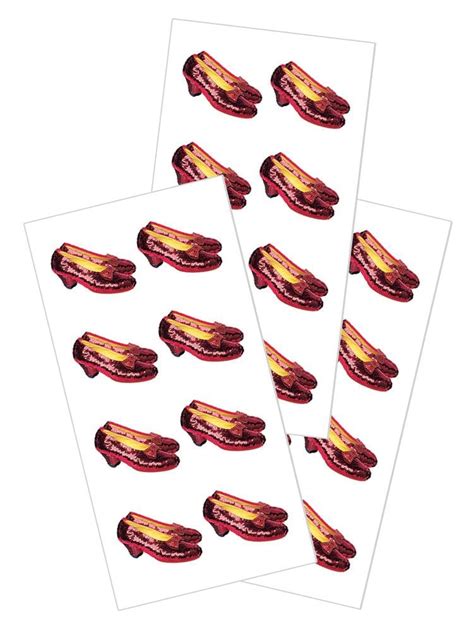 Wizard of Oz Ruby Slippers 2" Stickers – Paper House Productions