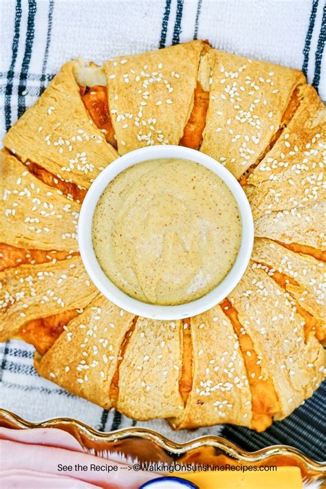 Crescent Roll Ham and Cheese Bake - Walking On Sunshine Recipes