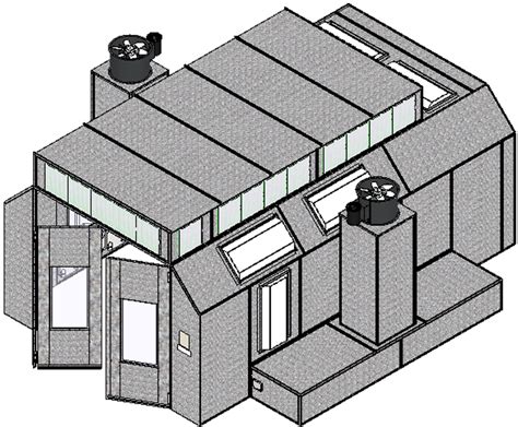 Side Downdraft Paint Booth: Paint Booths